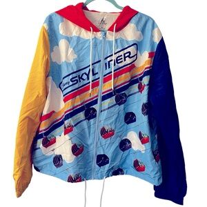 Disney Women's Jacket - Skyliner- Windbreaker. Size XL. Various Characters, Zip